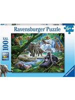 RAVENSBURGER PUZZLE 100 PCS JUNGLE ANIMALS