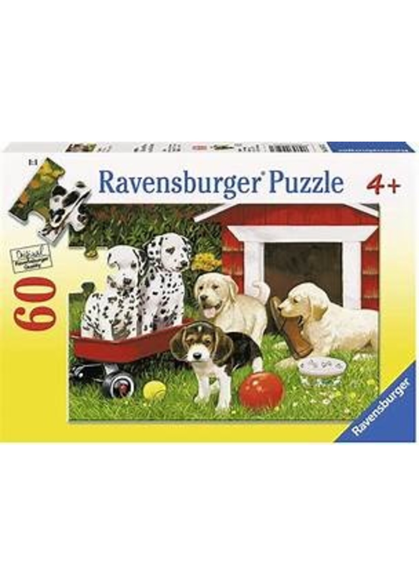 RAVENSBURGER PUZZLE 60 PC PUPPY PARTY