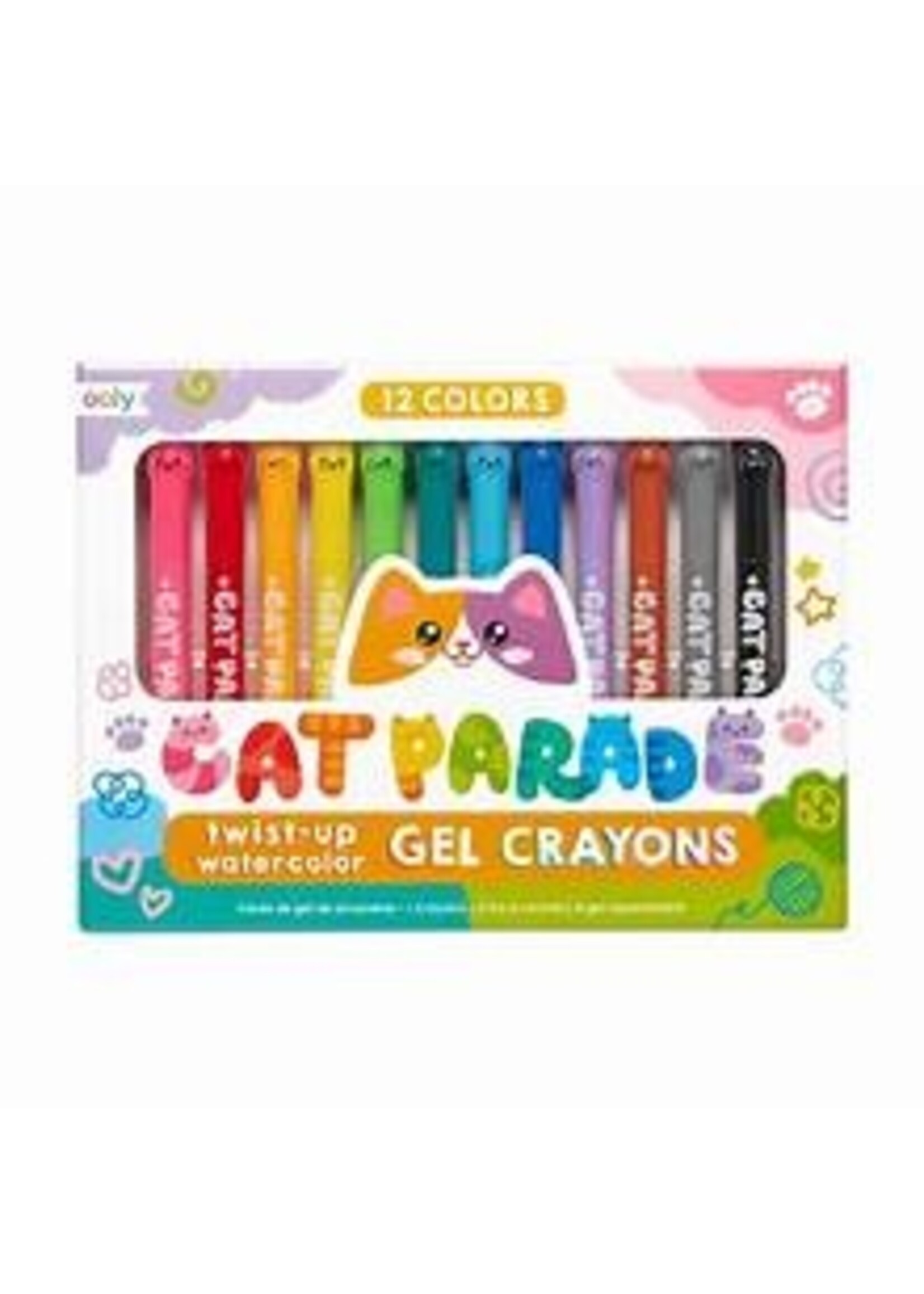 OOLY OOLY CAT PARADE GEL CRAYONS