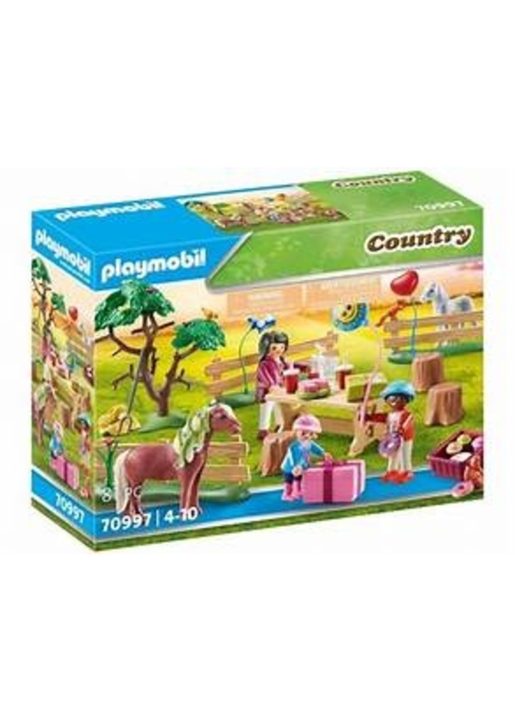 PLAYMOBIL PLAYMO PONY FARM BIRTHDAY PARTY