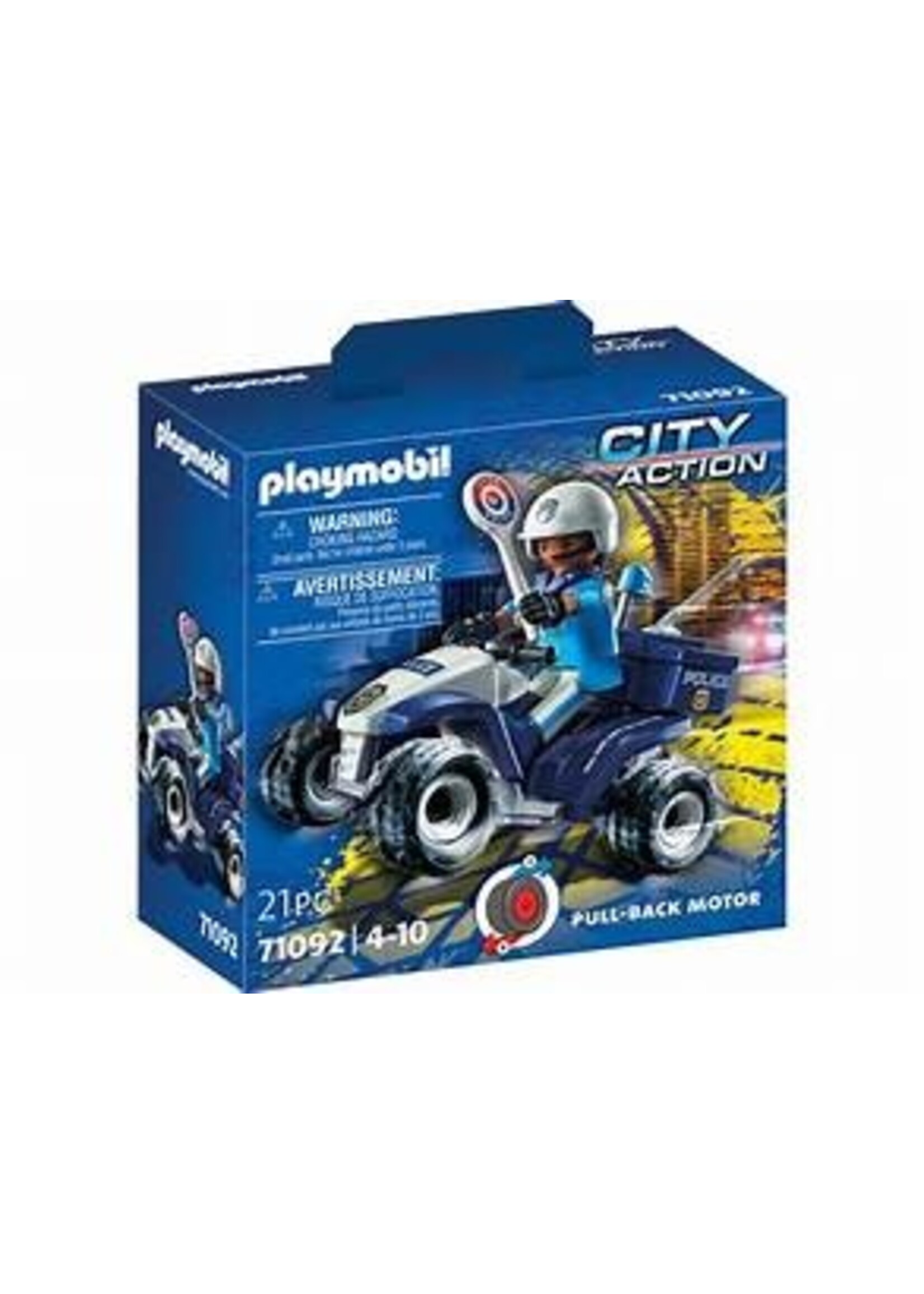 PLAYMOBIL PLAYMO POLICE QUAD