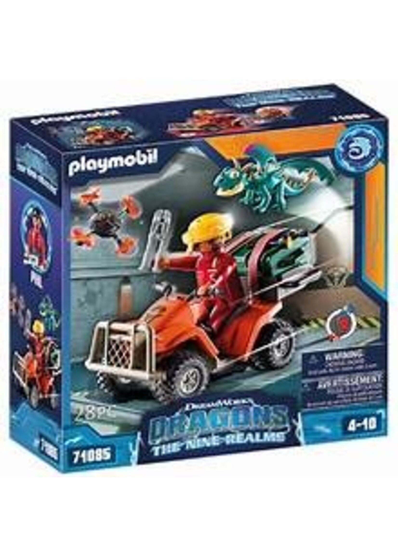 PLAYMOBIL PLAYMO DRAGONS ICARIS QUAD WITH PHIL