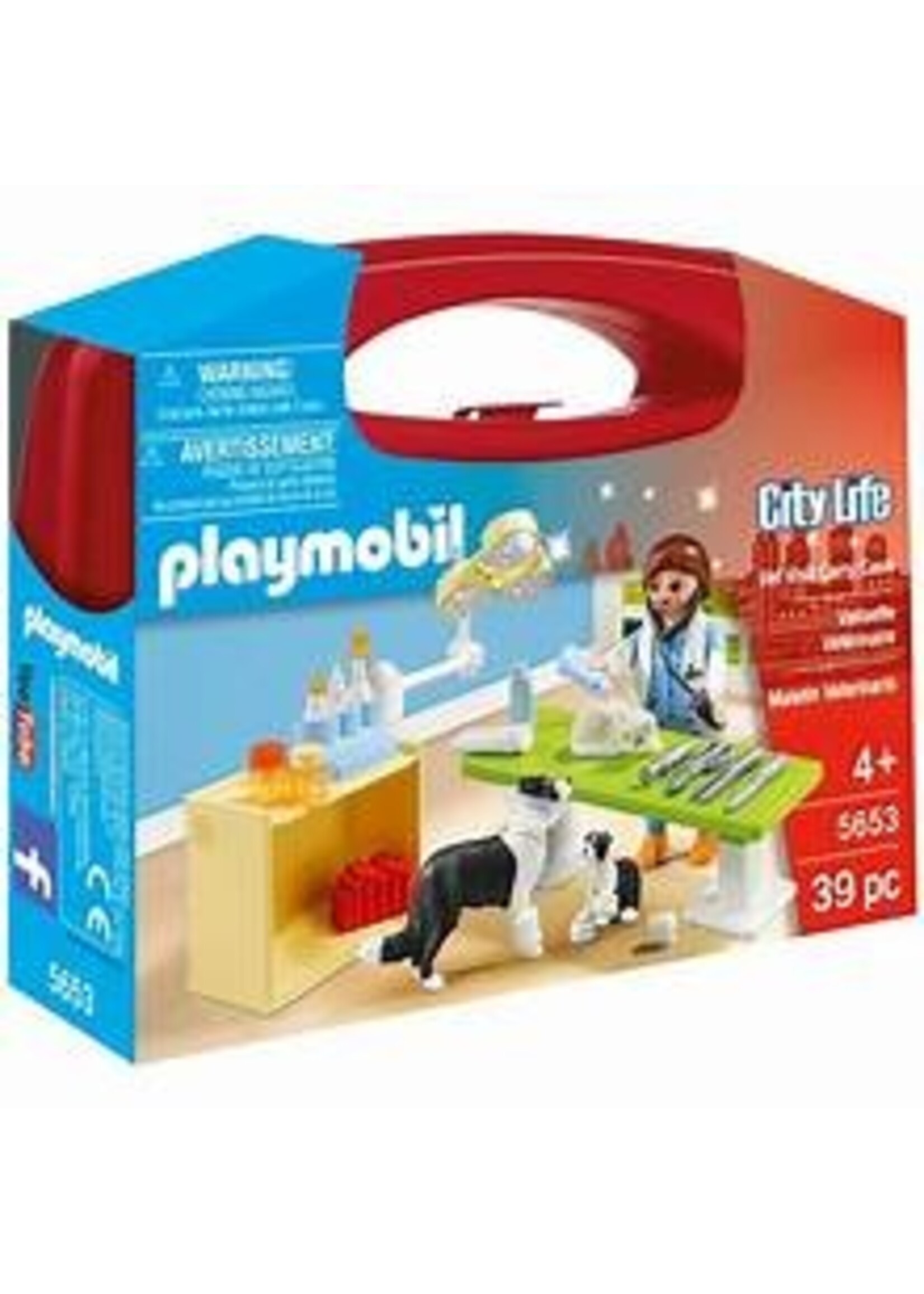 PLAYMOBIL PLAYMO VET VISIT CARRY CASE