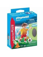 PLAYMOBIL PLAYMO SOCCER PLAYER WITH GOAL