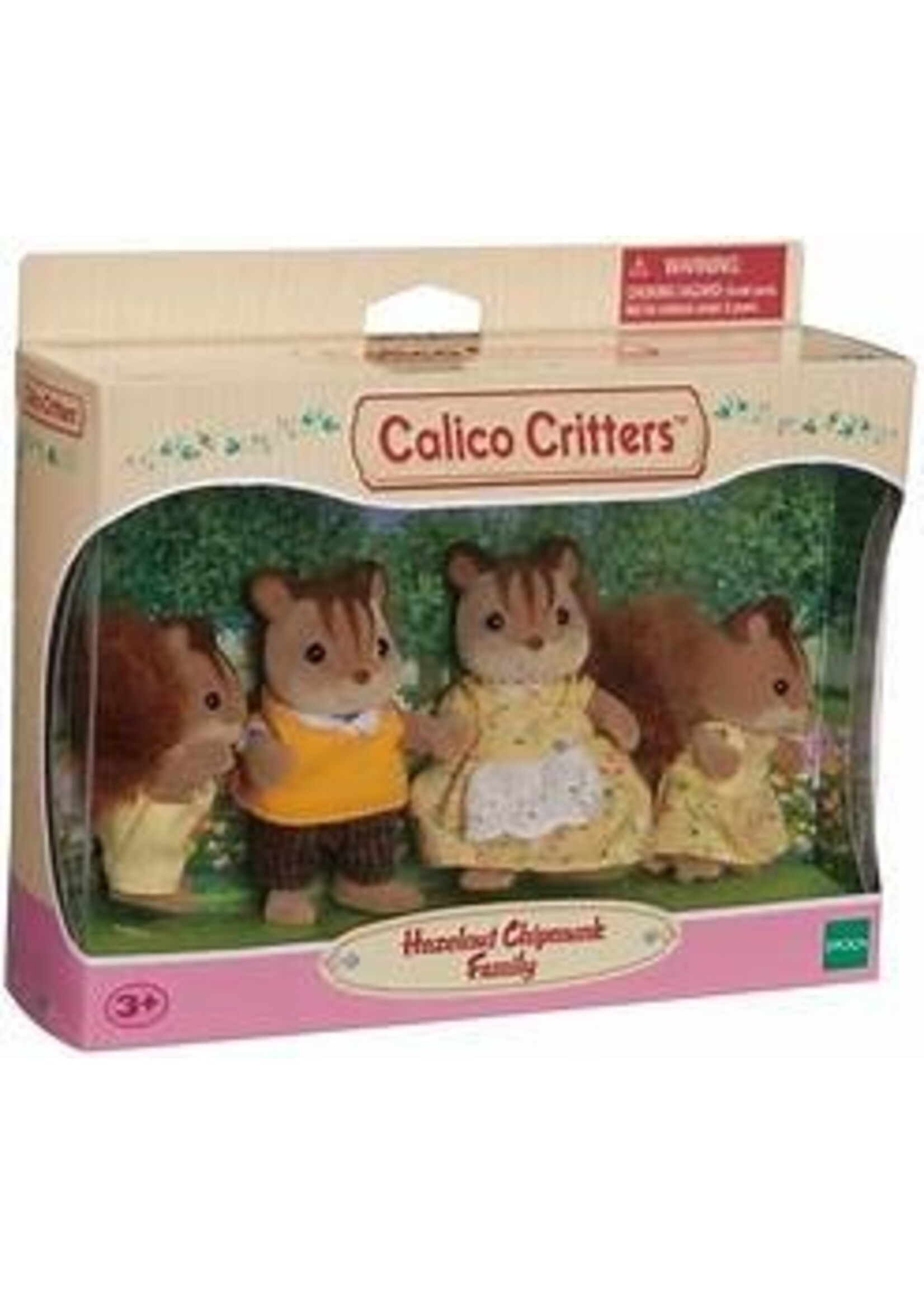 EPOCH (CALICO CRITTER & KIDOOZIE) CC HAZELNUT CHIPMUNK FAMILY