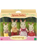 EPOCH (CALICO CRITTER & KIDOOZIE) CC CHOCOLATE RABBIT FAMILY