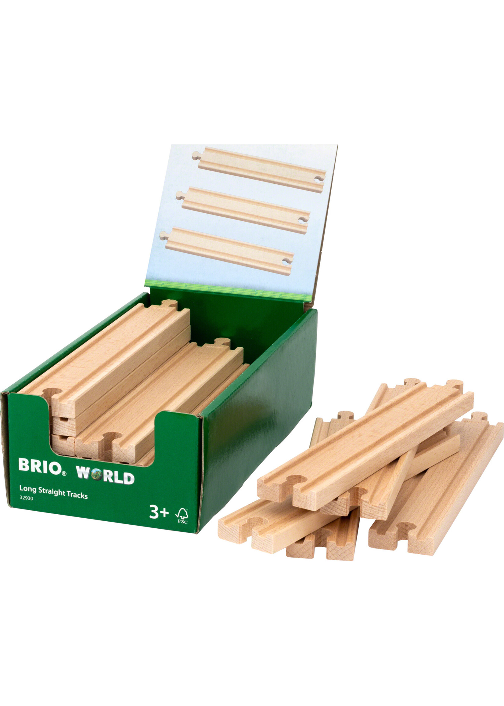 RAVENSBURGER BRIO LONG STRAIGHT TRACKS INDIVIDUAL