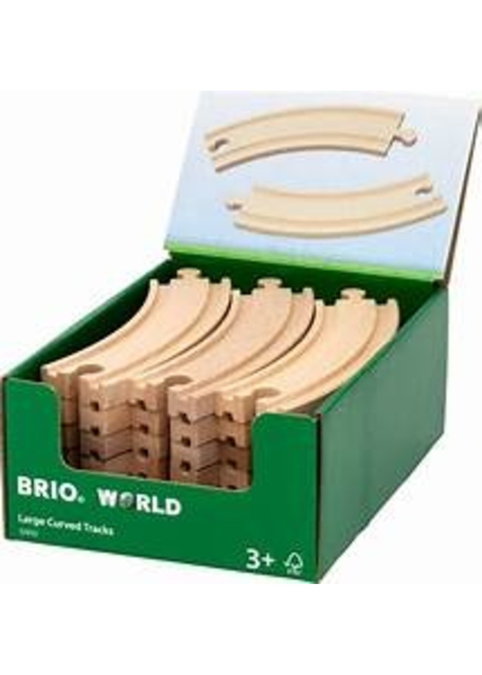 RAVENSBURGER BRIO LONG CURVED TRACK