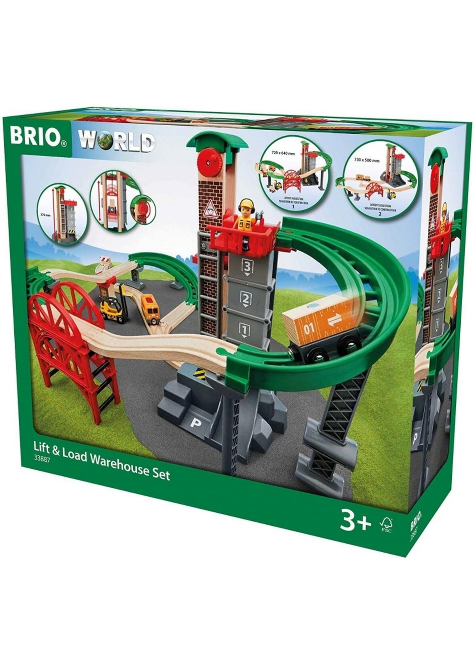 RAVENSBURGER BRIO LIFT AND LOAD WAREHOUSE SET