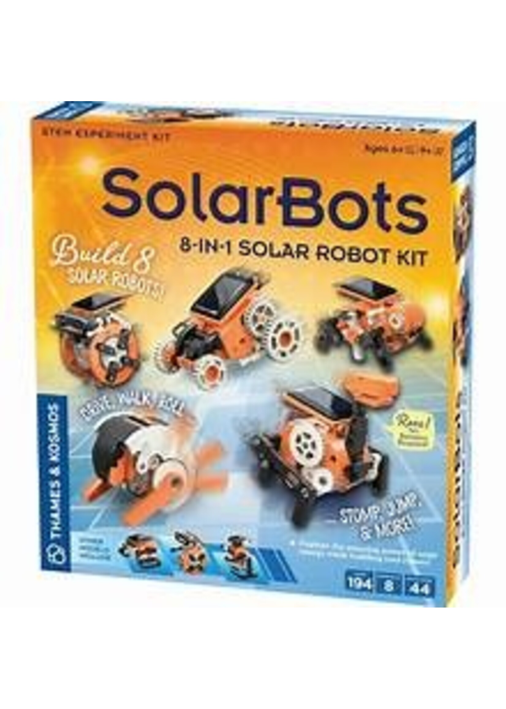 THAMES AND KOSMOS SOLAR BOTS 8 IN 1 ROBOT KIT