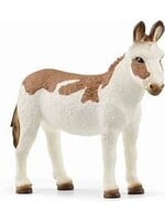 SCHLEICH SCHLEICH AMERICAN SPOTTED DONKEY