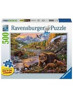 RAVENSBURGER PUZZLE  500 PCS WILDERNESS