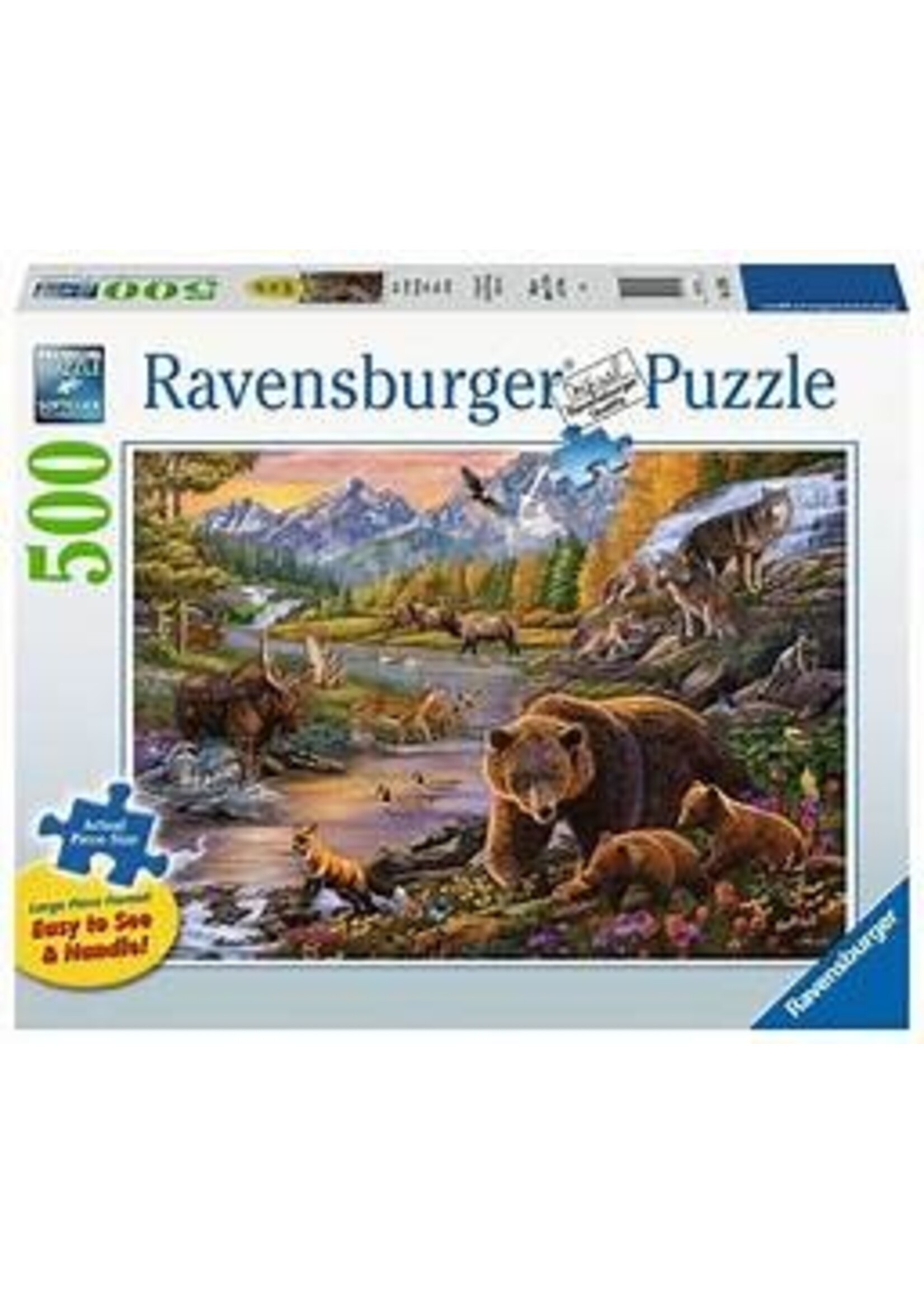 RAVENSBURGER PUZZLE  500 PCS WILDERNESS