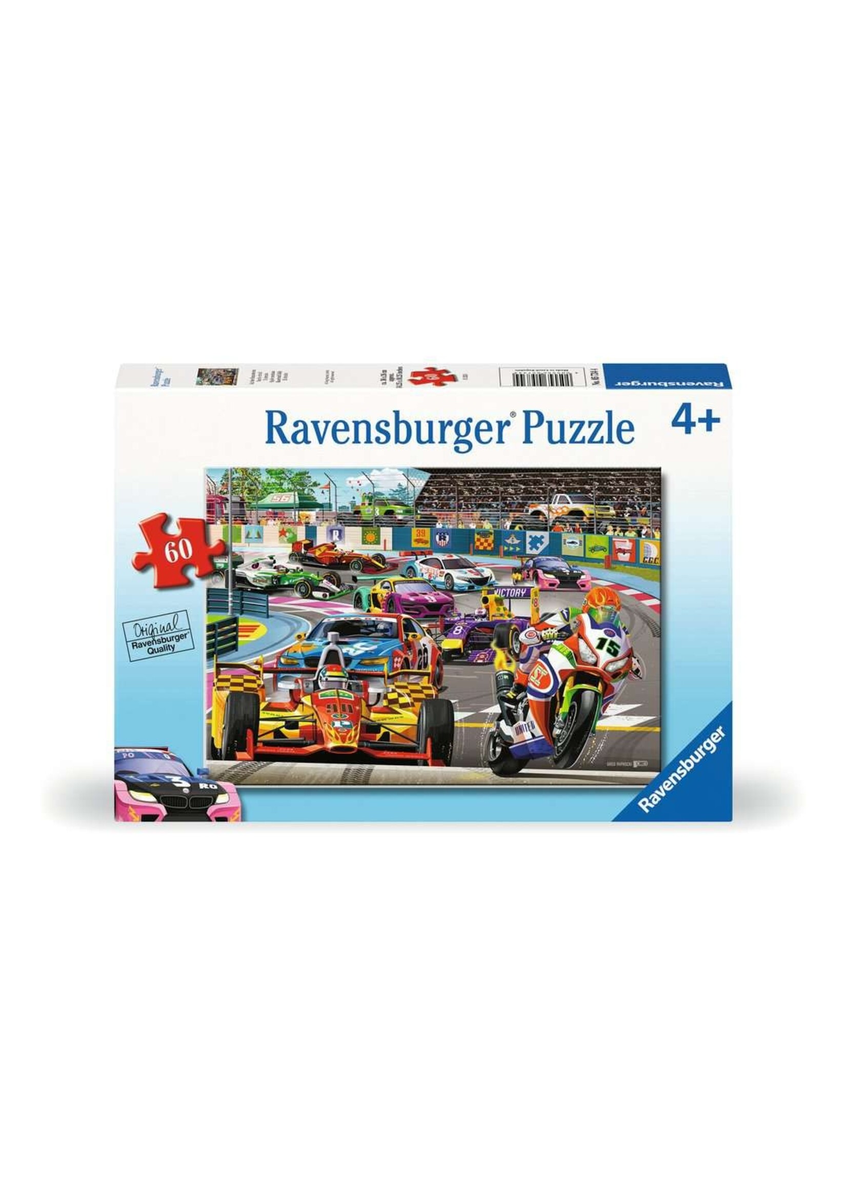 RAVENSBURGER PUZZLE 60 PCS RACETRACK RALLY