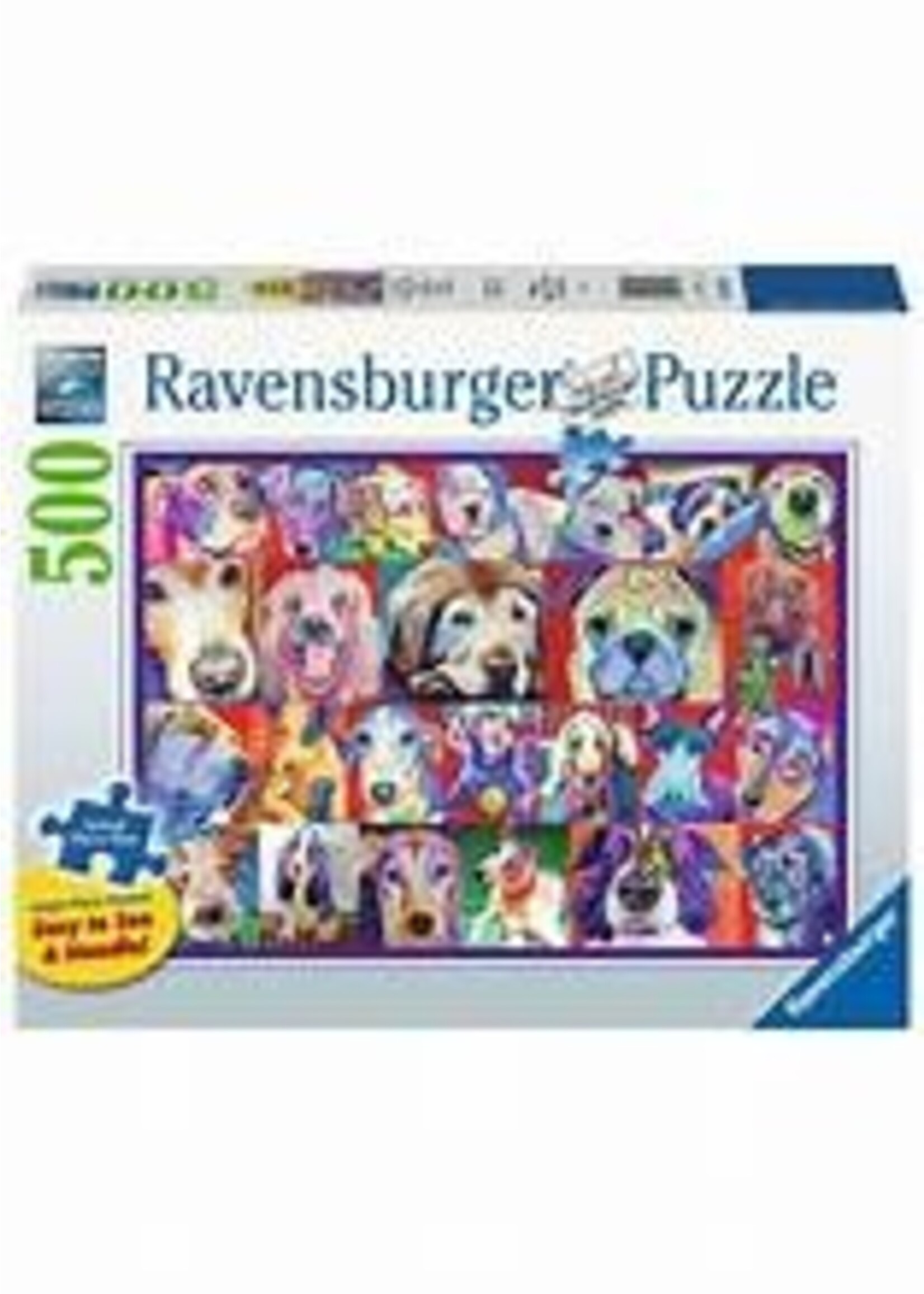 RAVENSBURGER PUZZLE 500 PCS HELLO DOGGIE