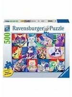 RAVENSBURGER PUZZLE 500 PCS HELLO KITTY KAT