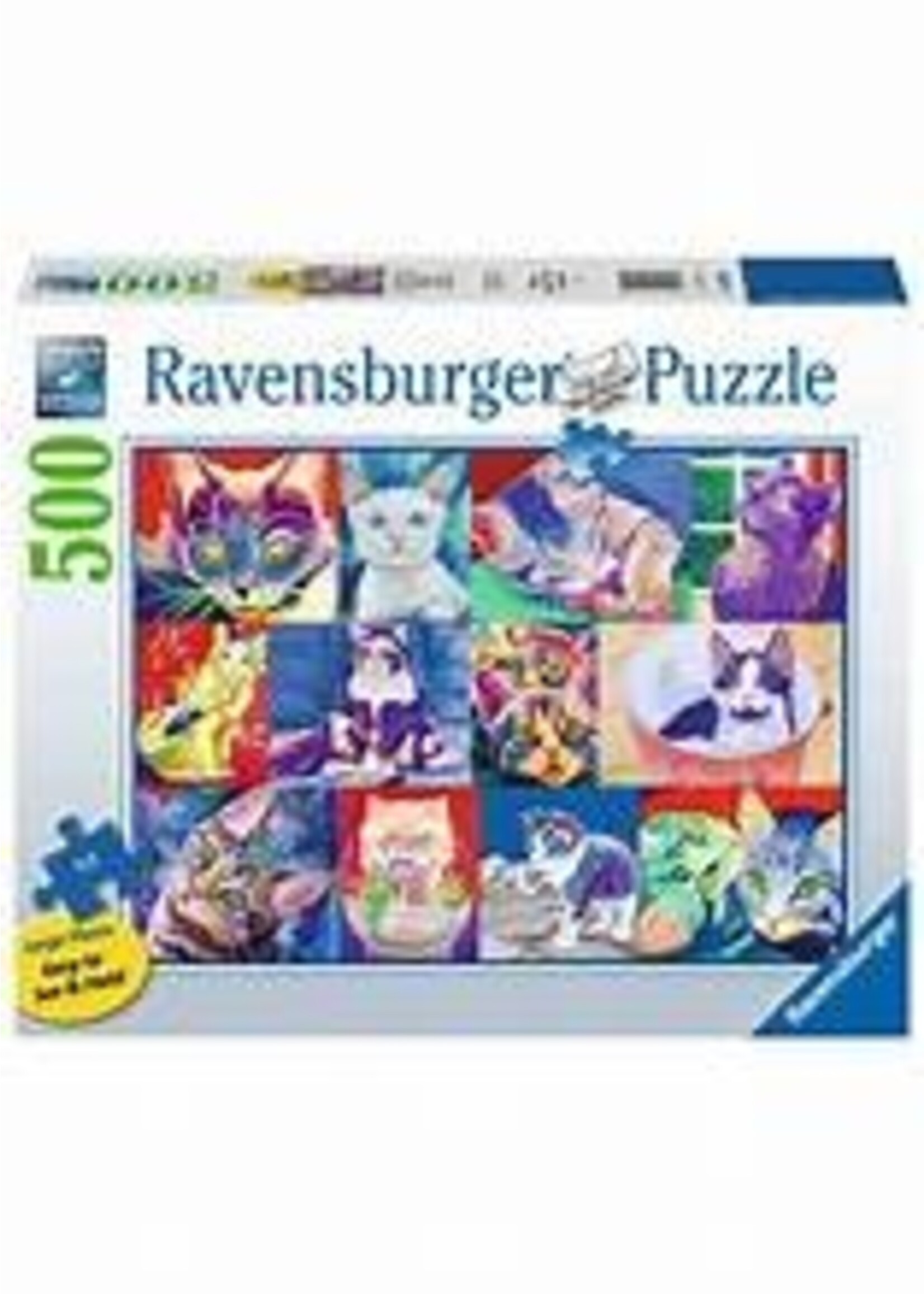 RAVENSBURGER PUZZLE 500 PCS HELLO KITTY KAT