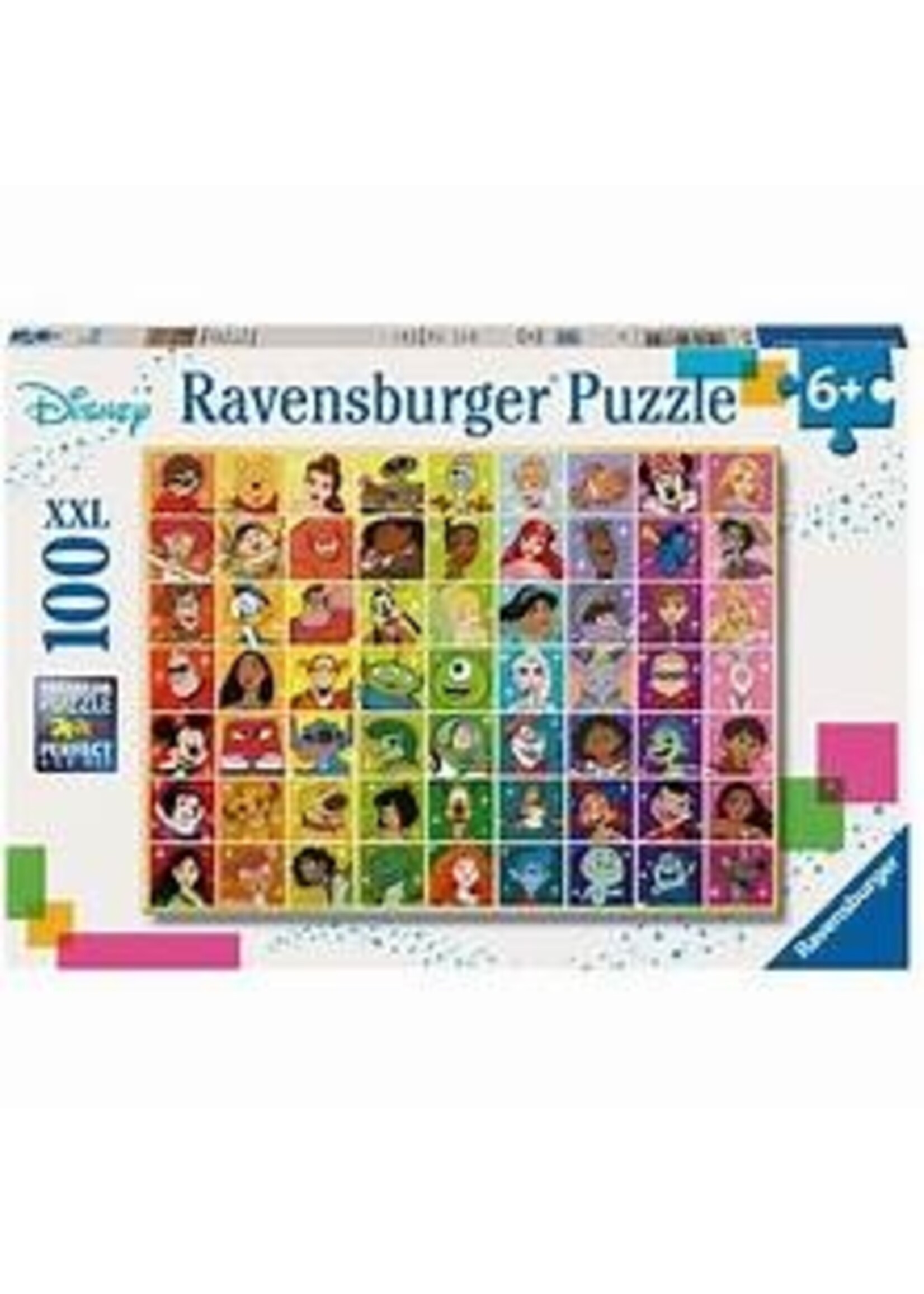 RAVENSBURGER PUZZLE 100 PCS DISNEY COLOUR PALETTE