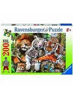 RAVENSBURGER PUZZLE 200 PCS BIG CAT NAP