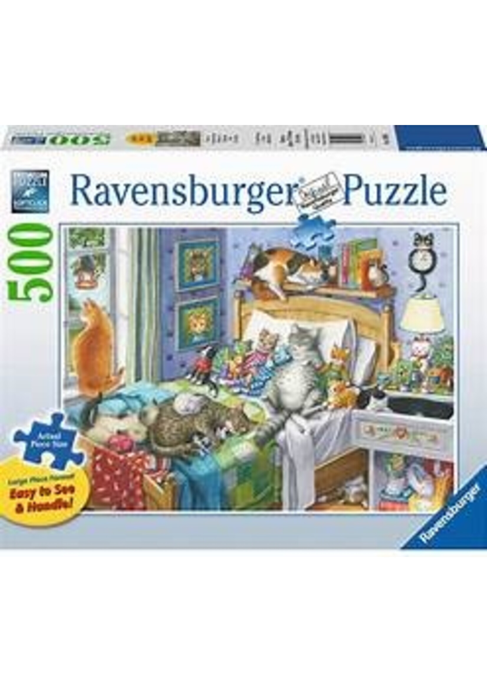 RAVENSBURGER PUZZLE 500 PCS CAT NAP