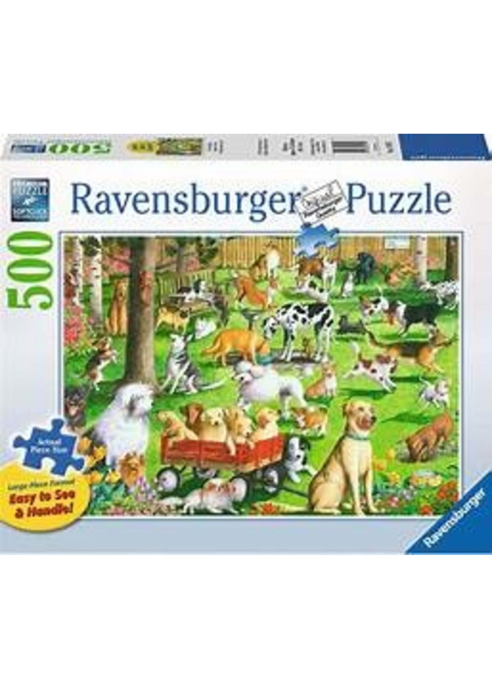 RAVENSBURGER PUZZLE 500 PCS THE DOG PARK