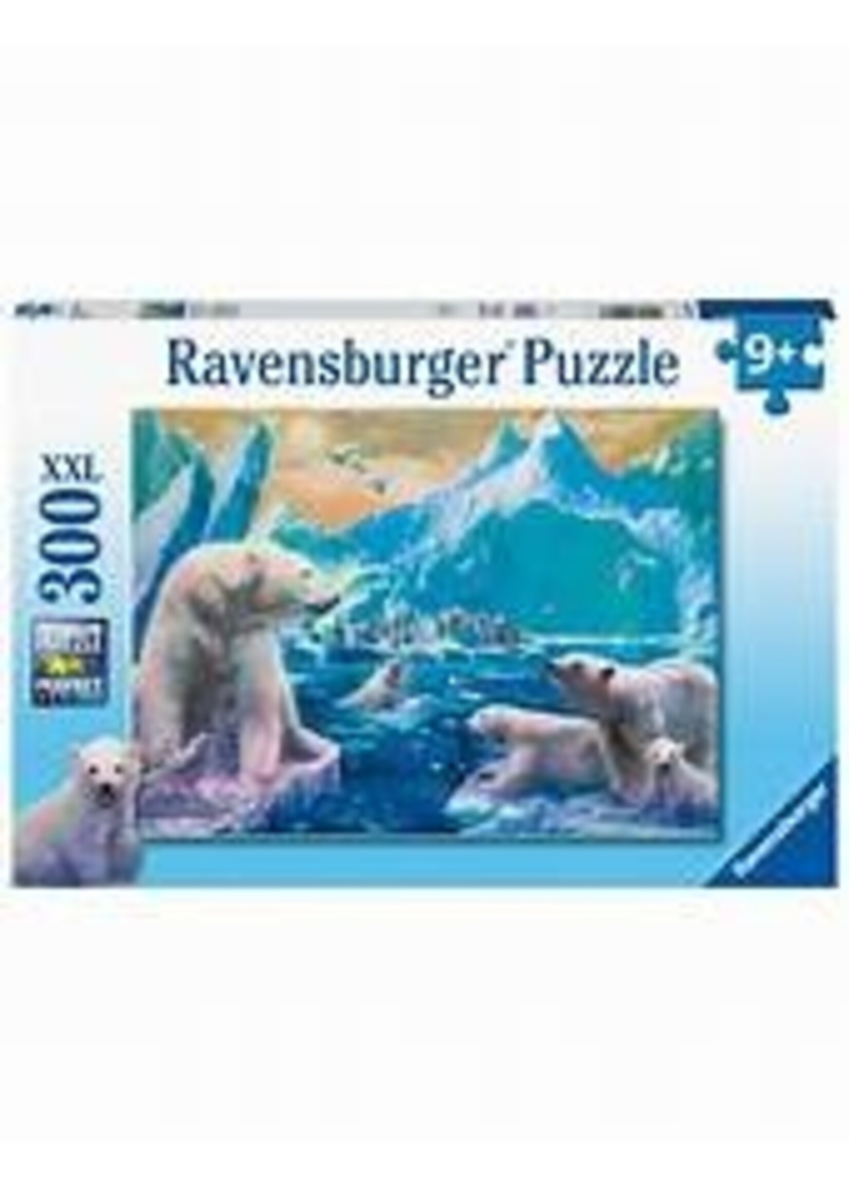 RAVENSBURGER PUZZLE 300 PCS POLAR BEAR KINGDOM