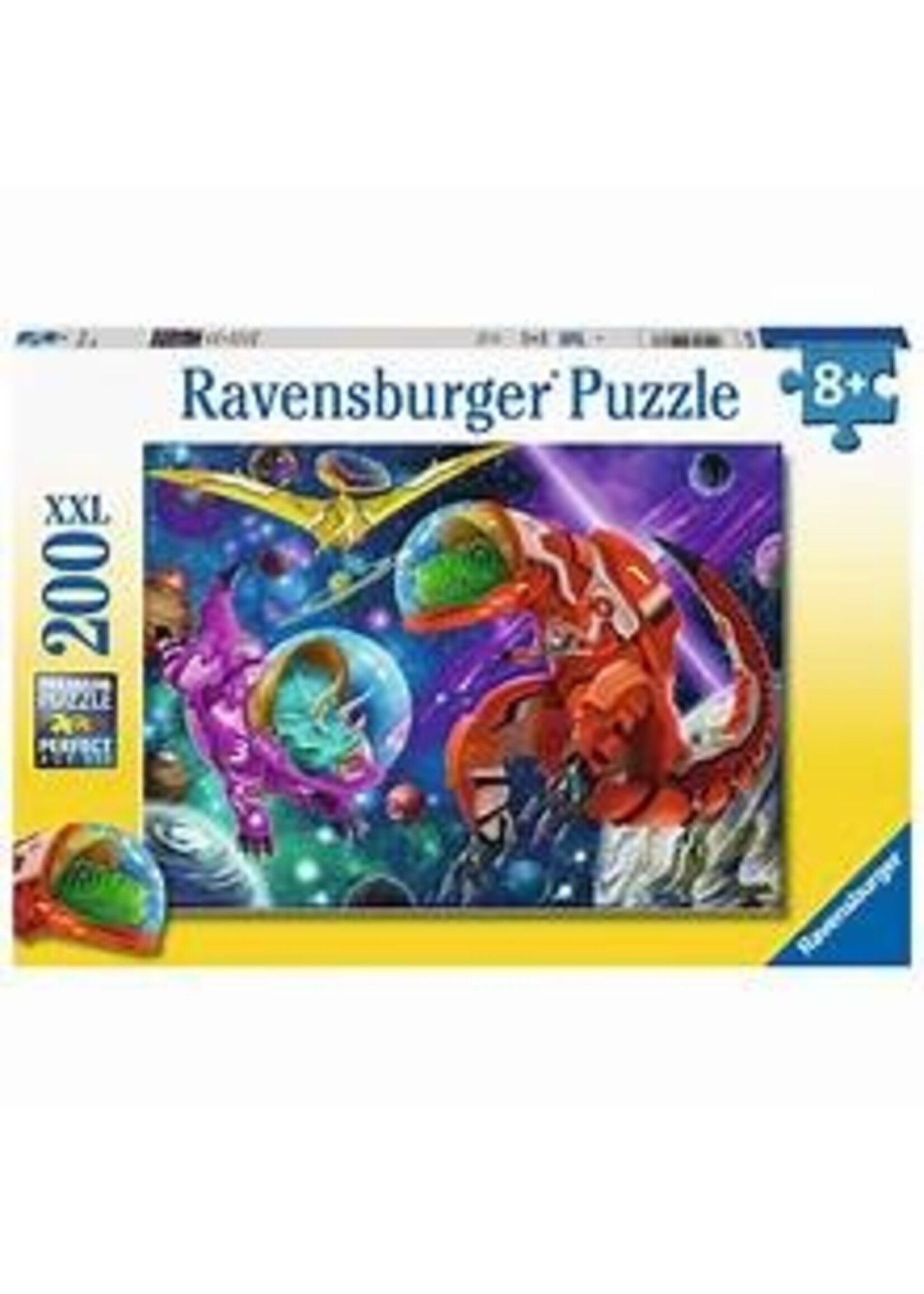 RAVENSBURGER PUZZLE 3X49 PC DINOSAURS IN SPACE