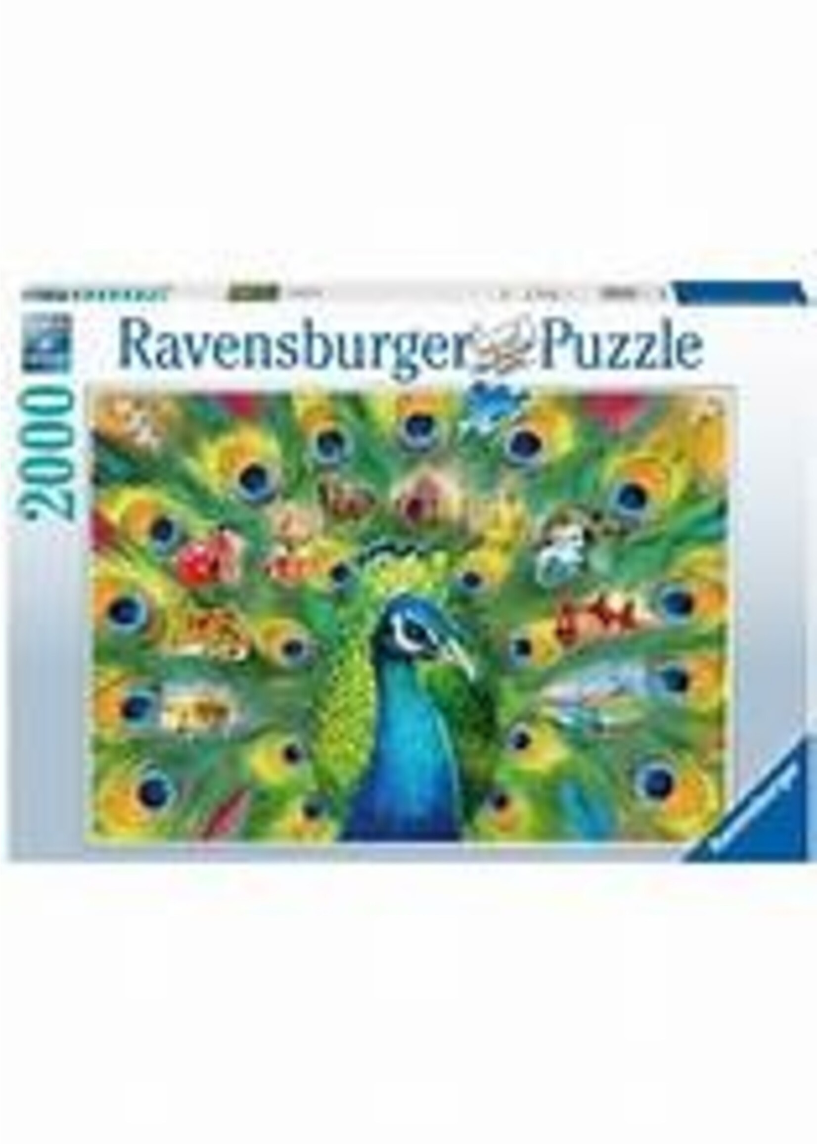 RAVENSBURGER PUZZLE 2000 PCS LAND OF THE PEACOCK