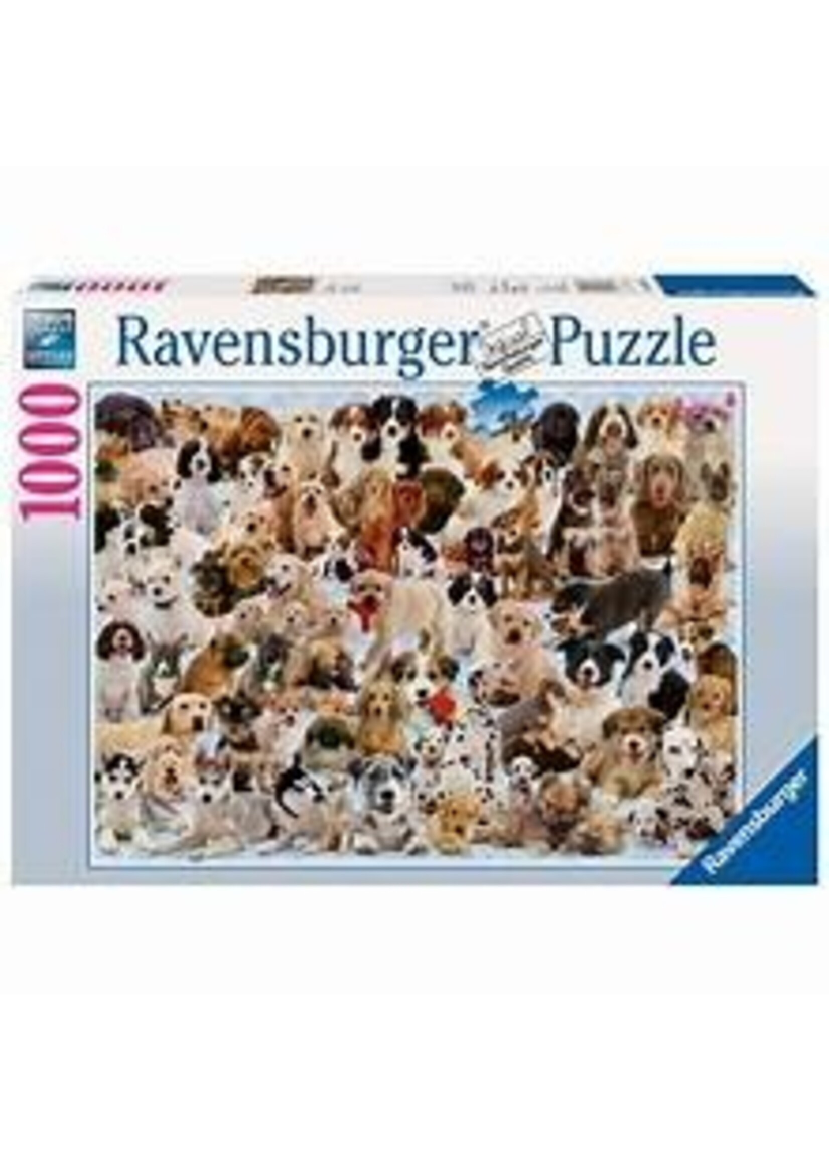 RAVENSBURGER PUZZLE 1000 PCS DOGS GALORE