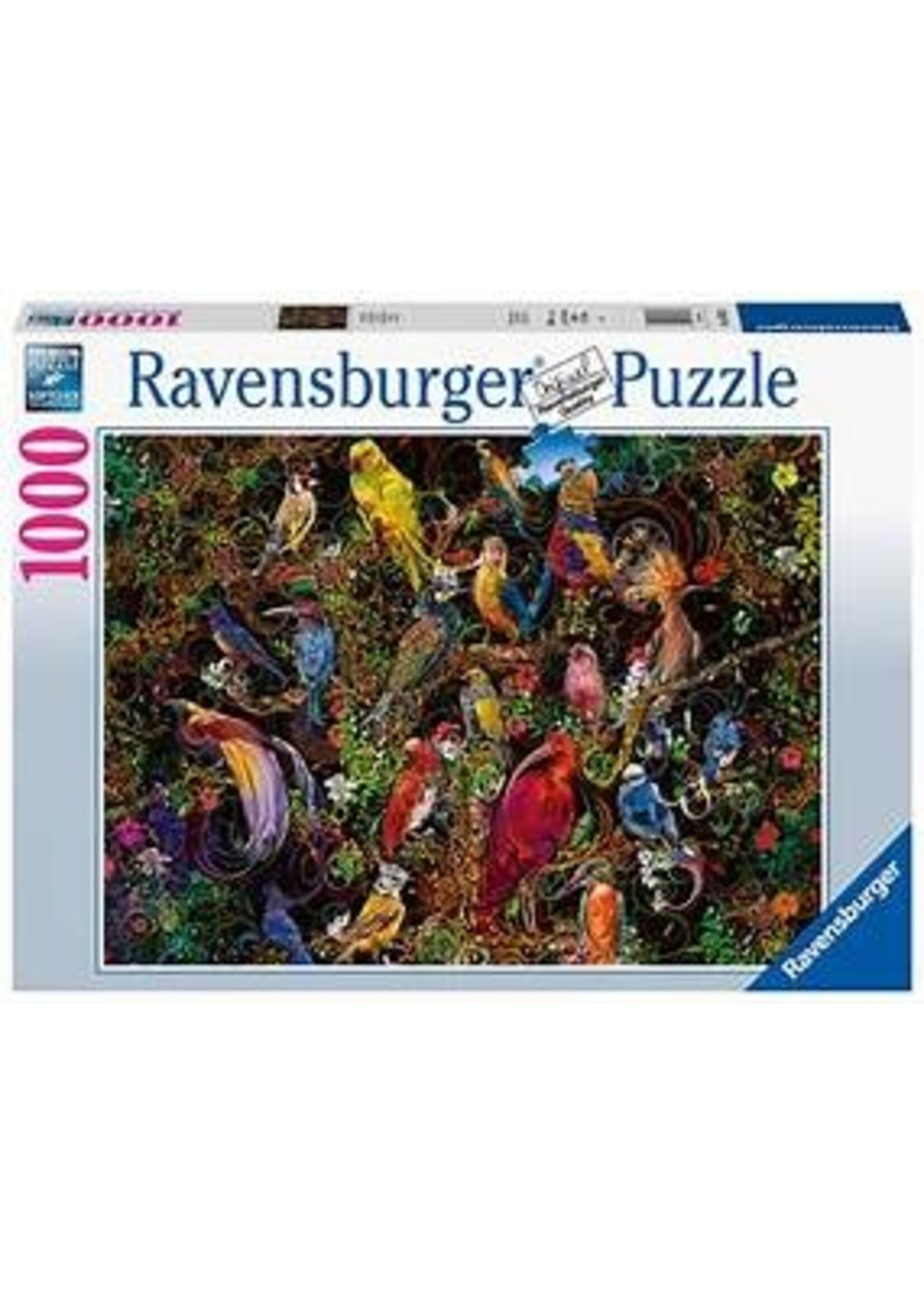 RAVENSBURGER PUZZLE 1000 PCS BIRDS OF ART