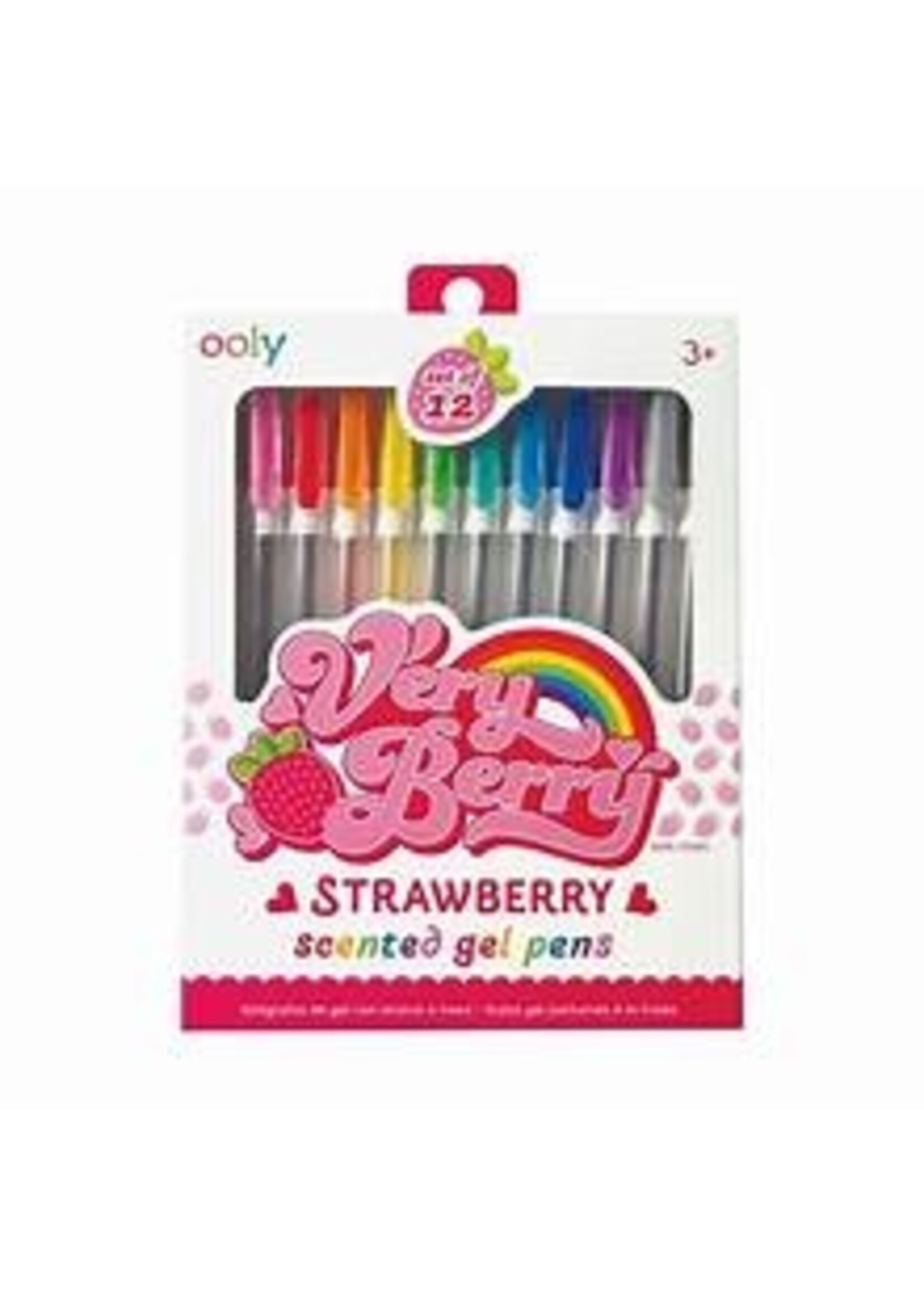 OOLY OOLY VERY BERRY STRAWBERRY SCENTED GELS PENS