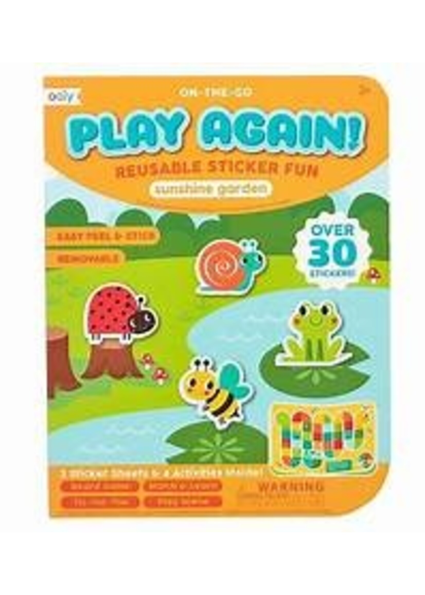 OOLY OOLY REUSABLE STICKER FUN SUNSHINE GARDEN