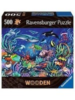 RAVENSBURGER PUZZLE 500 PCS WOODEN UNDER THE SEA