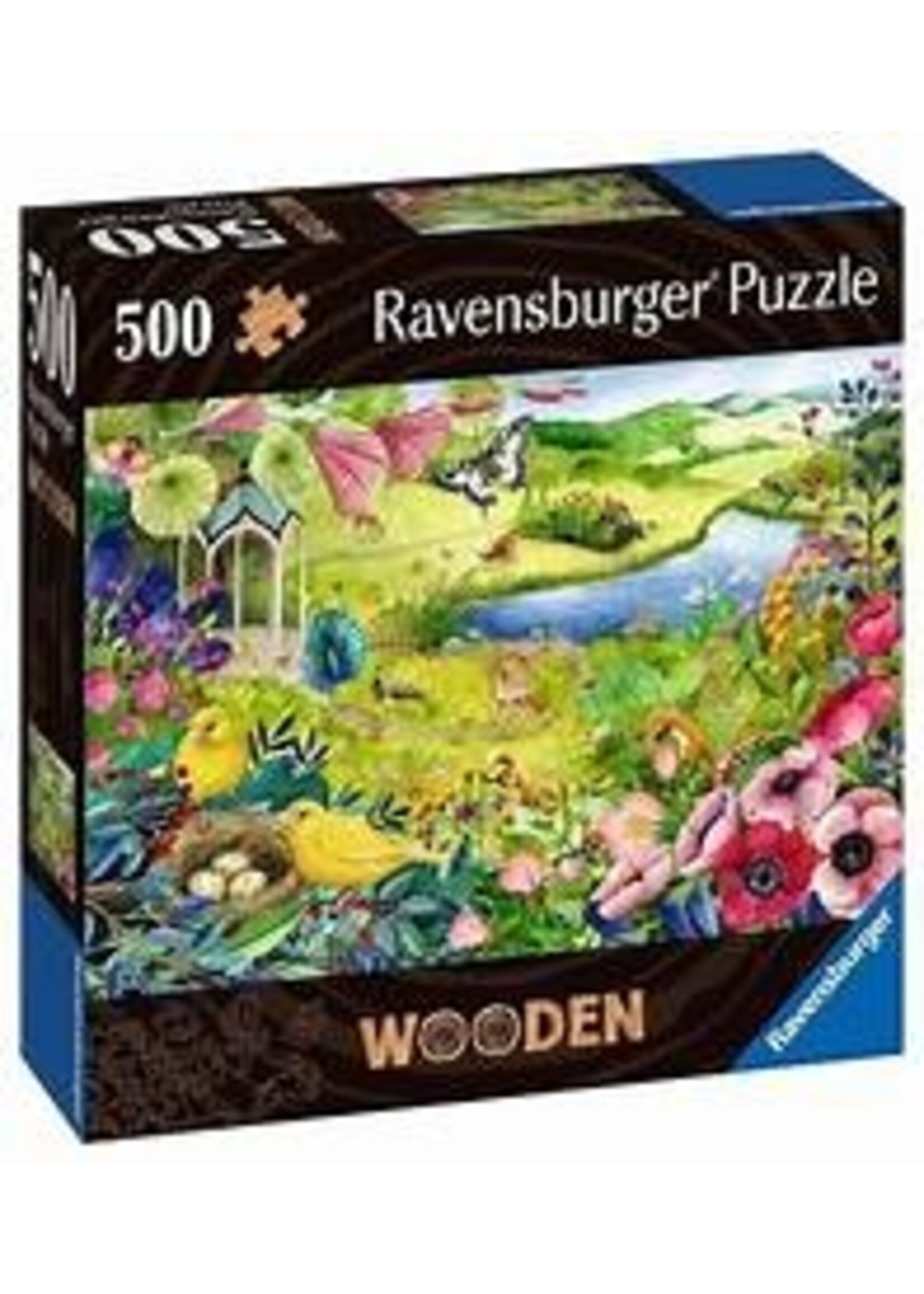 RAVENSBURGER PUZZLE 500 PCS WOODEN NATURE GARDEN