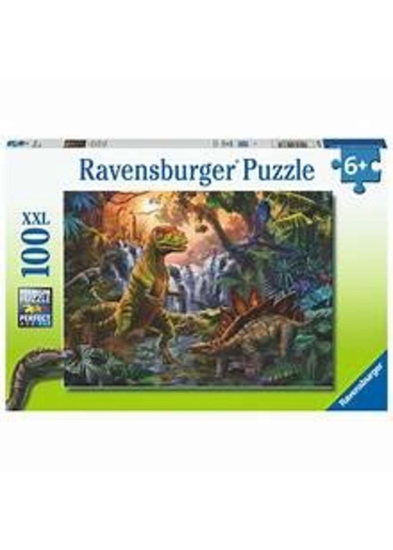 RAVENSBURGER PUZZLE 100 PCS DINOSAUR OASIS