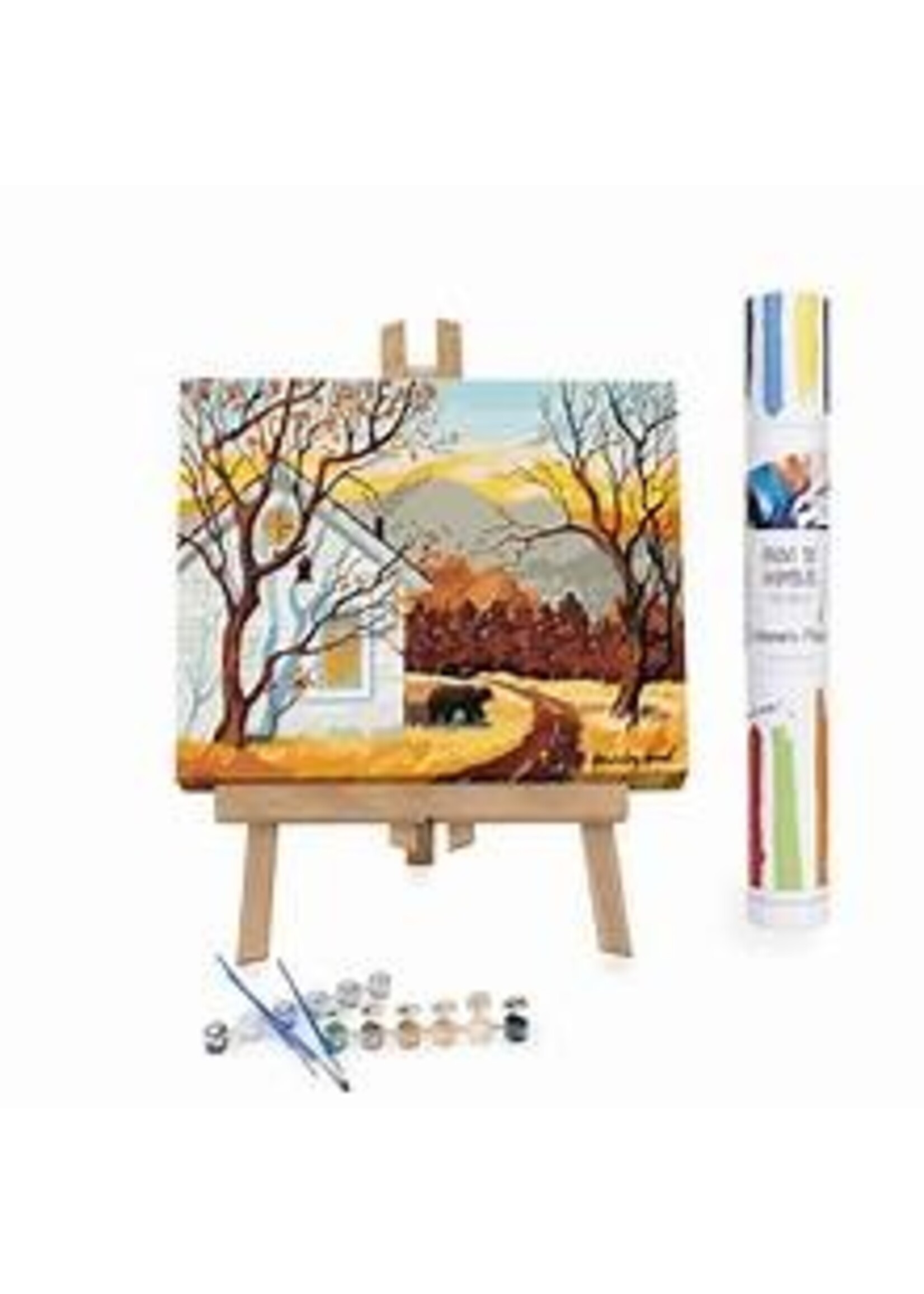 WINNIES PICKS PAINT BY NUMBER WINTER'S VISITOR