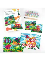 WINNIES PICKS PAINT BY NUMBER DINOSAURS AND DRAGONS