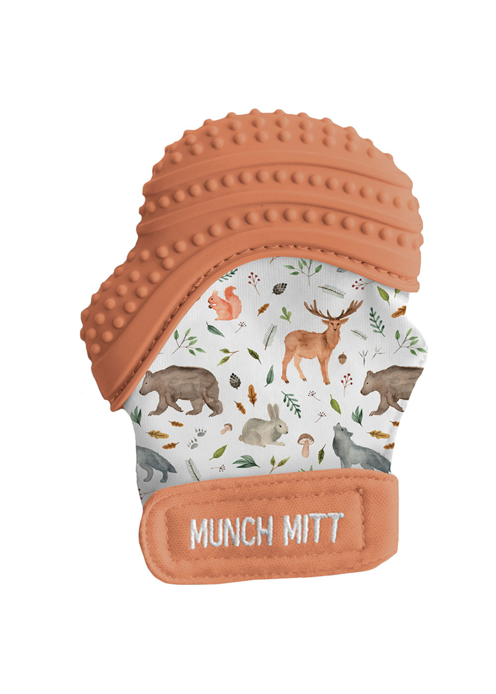 MALARKY KIDS MUNCH MITT WOODLAND ANIMALS