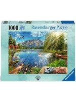 RAVENSBURGER PUZZLE 1000 PCS LIFE AT THE LAKE