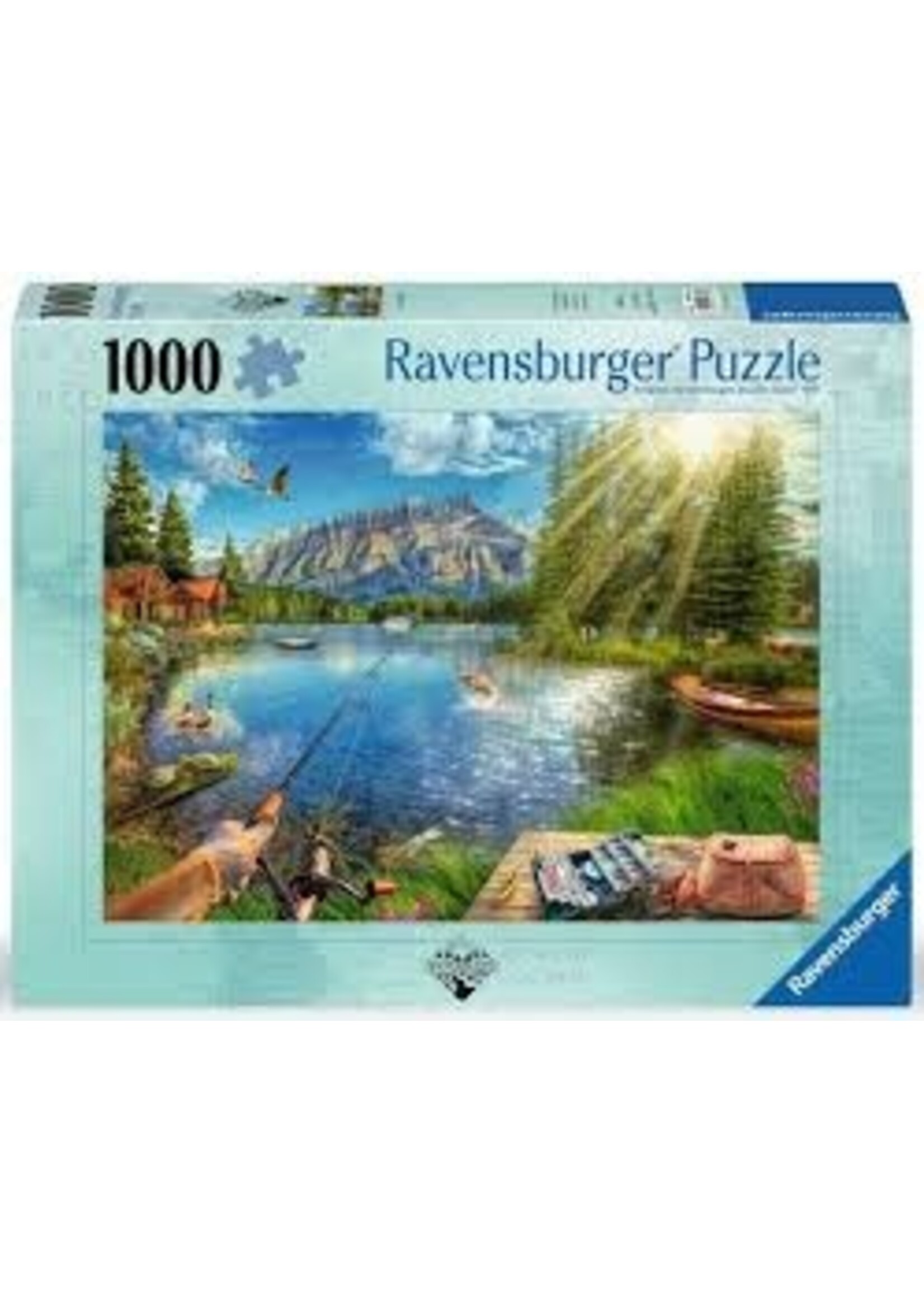 RAVENSBURGER PUZZLE 1000 PCS LIFE AT THE LAKE