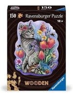 RAVENSBURGER PUZZLE 150 PCS WOODEN LOVELY CAT