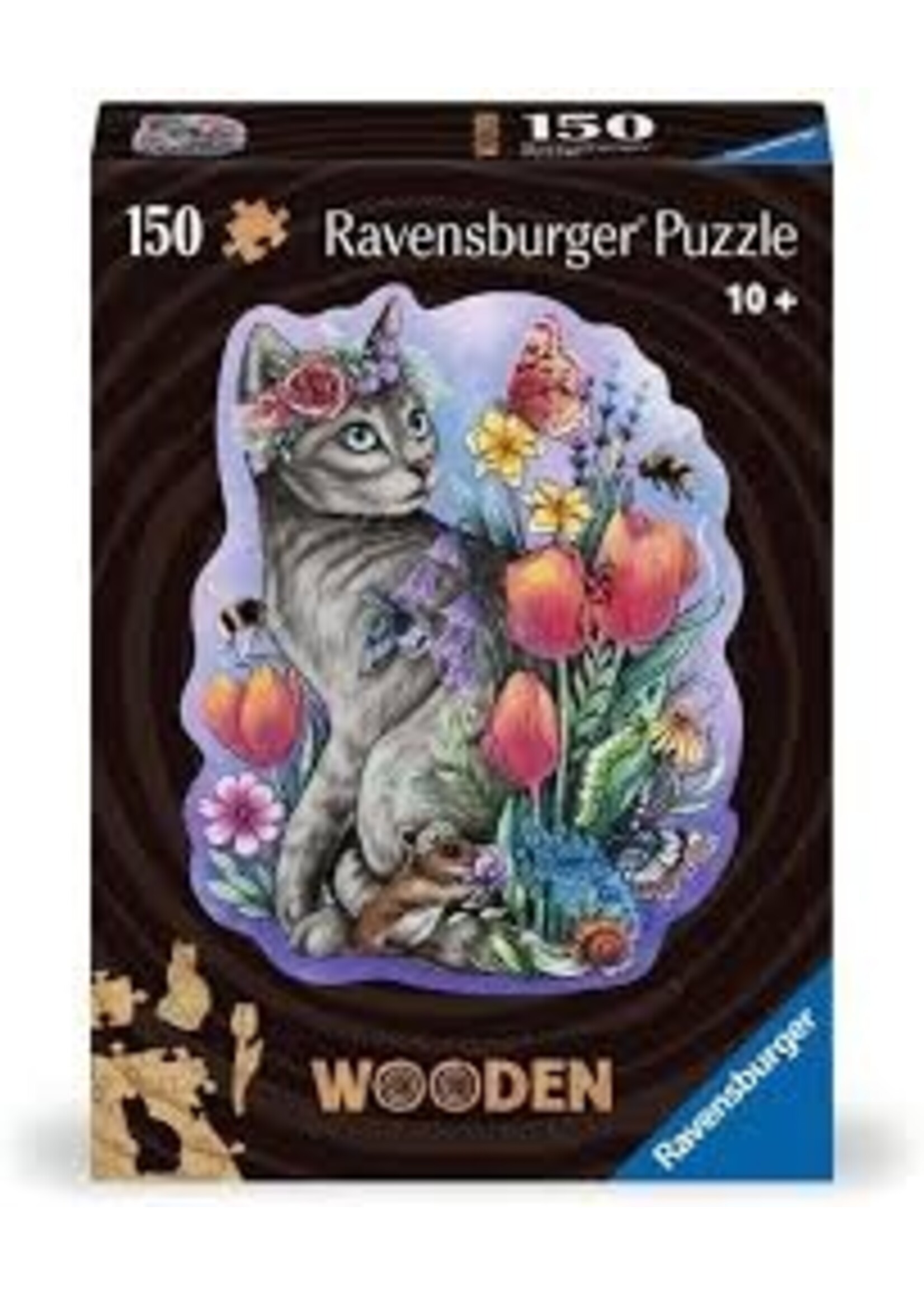 RAVENSBURGER PUZZLE 150 PCS WOODEN LOVELY CAT