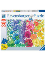 RAVENSBURGER PUZZLE  300PC FLORAL RAINBOW