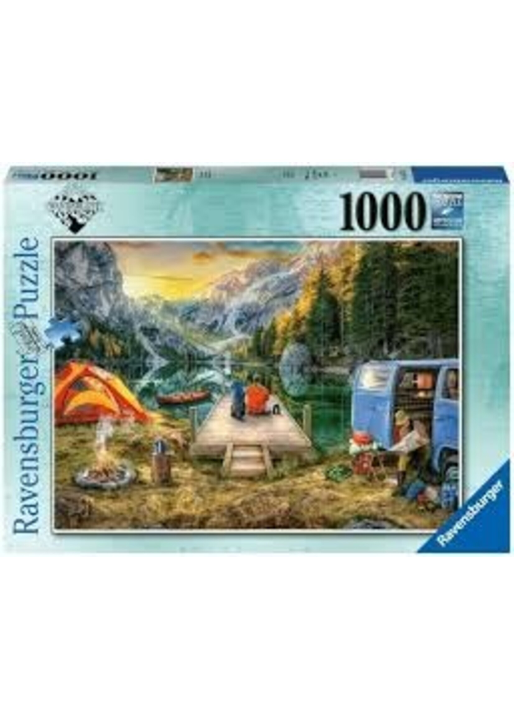 RAVENSBURGER PUZZLE 1000PC CALM CAMPSITE