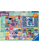 RAVENSBURGER PUZZLE 4X100 PCS  STITCH