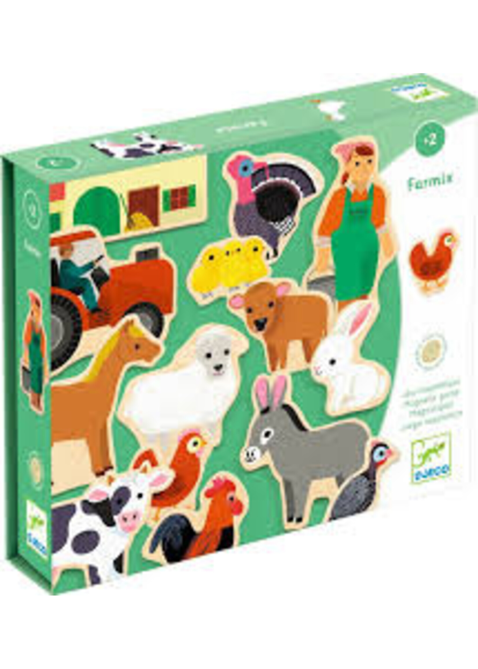 DJECO DJ MAGNETIC FARM ANIMALS