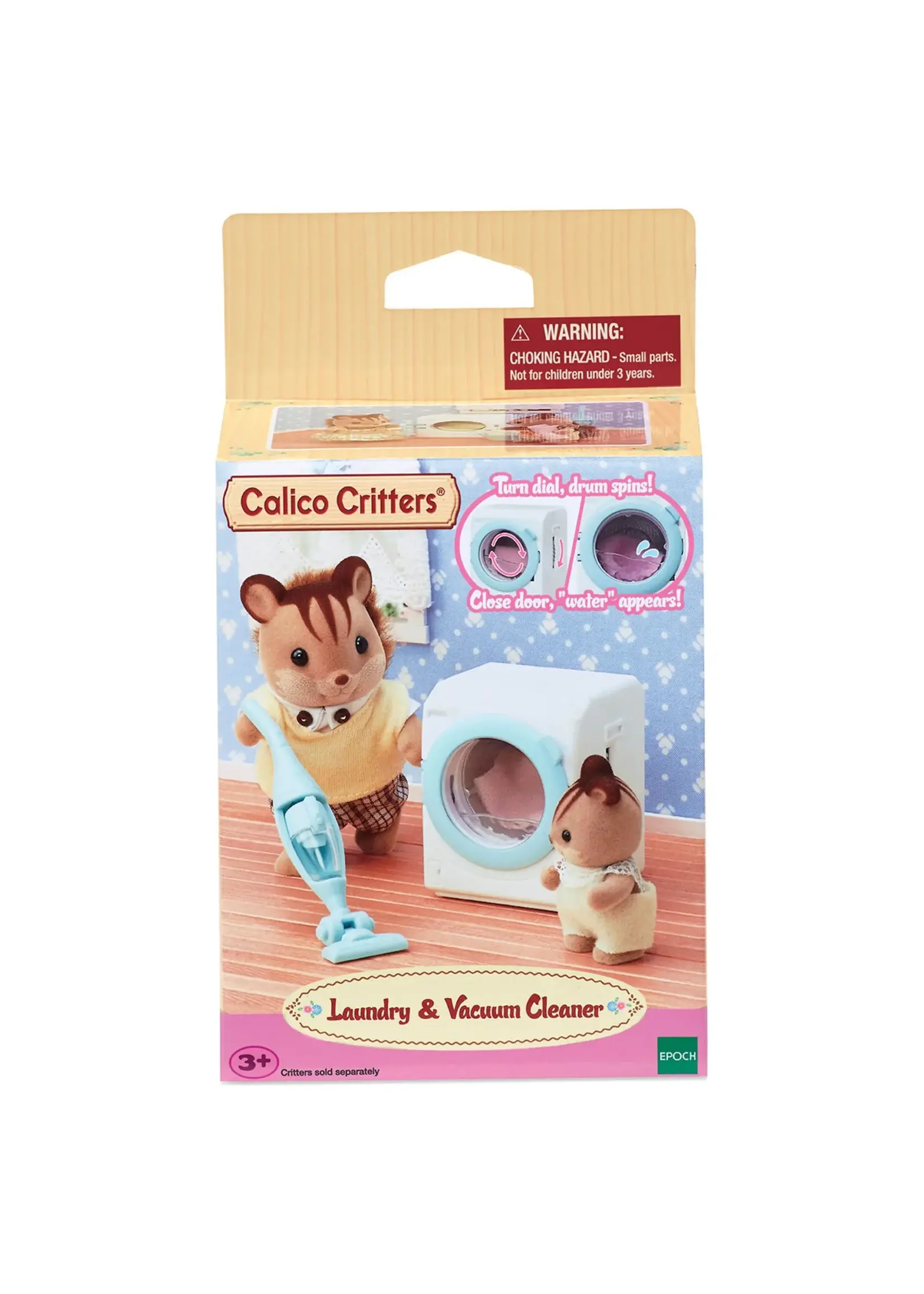 EPOCH (CALICO CRITTER & KIDOOZIE) CC LAUNDRY AND VACUUM CLEANER