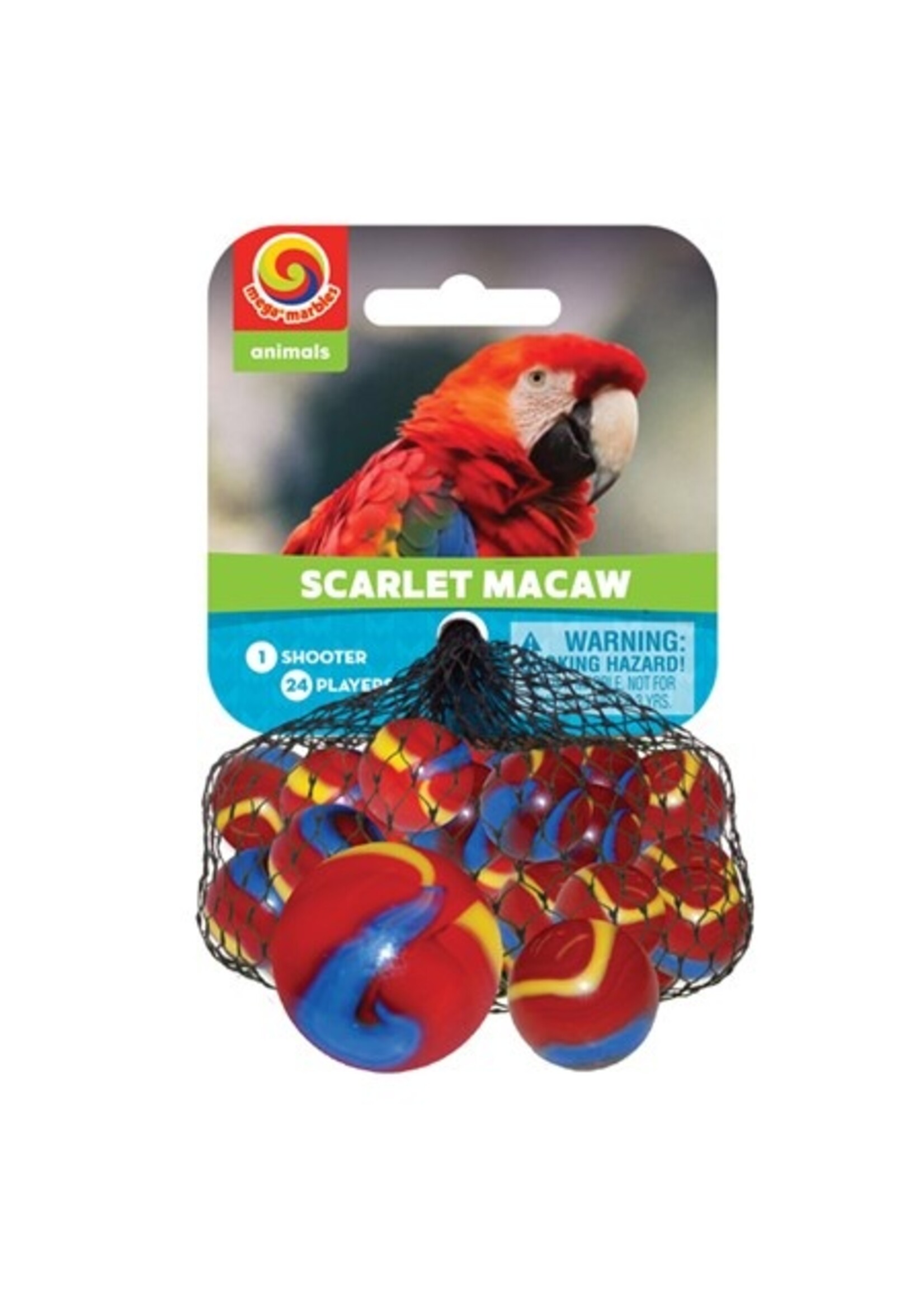 MARBLES SCARLET MACAW