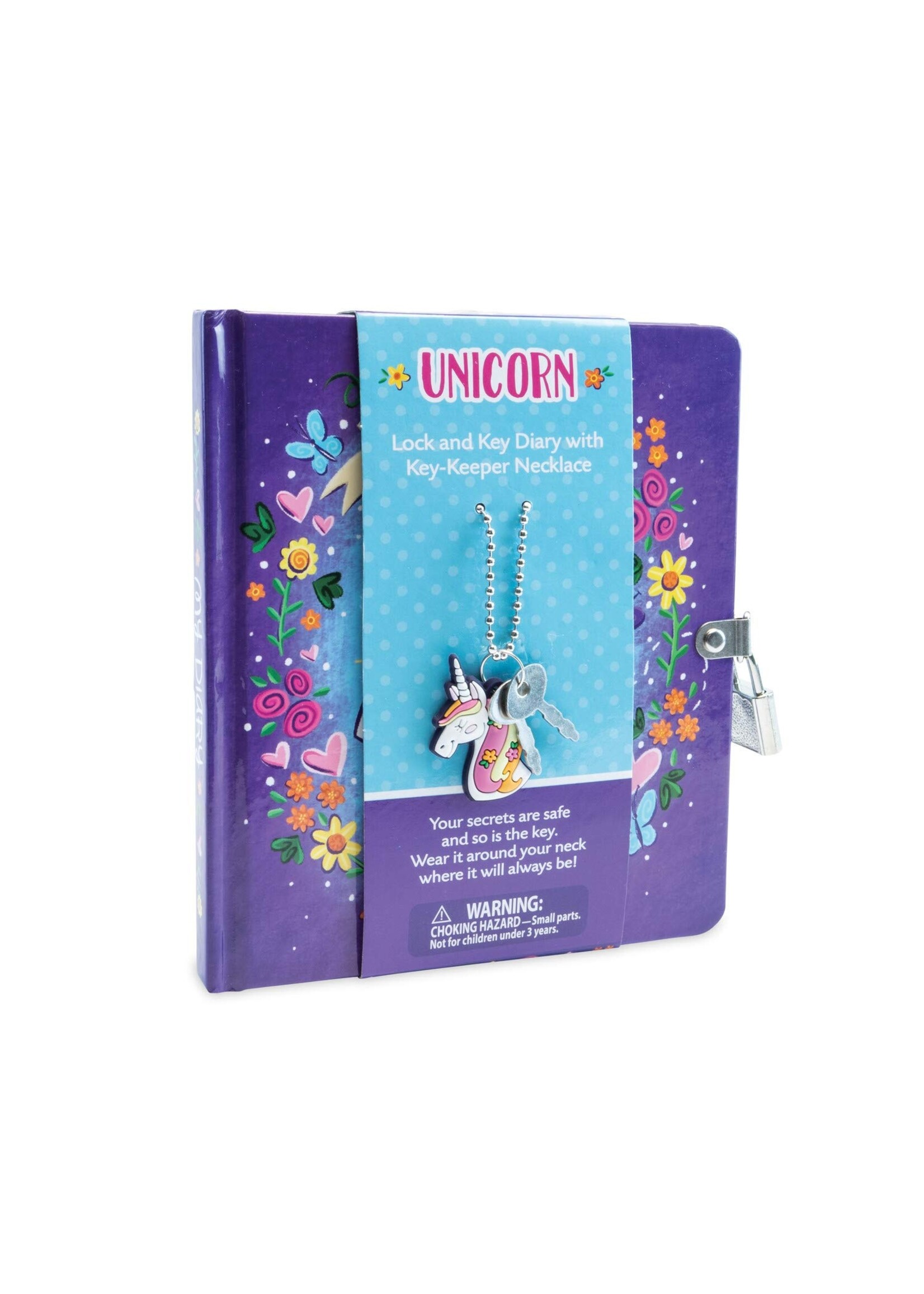 DIARY UNICORN LOCK AND KEY