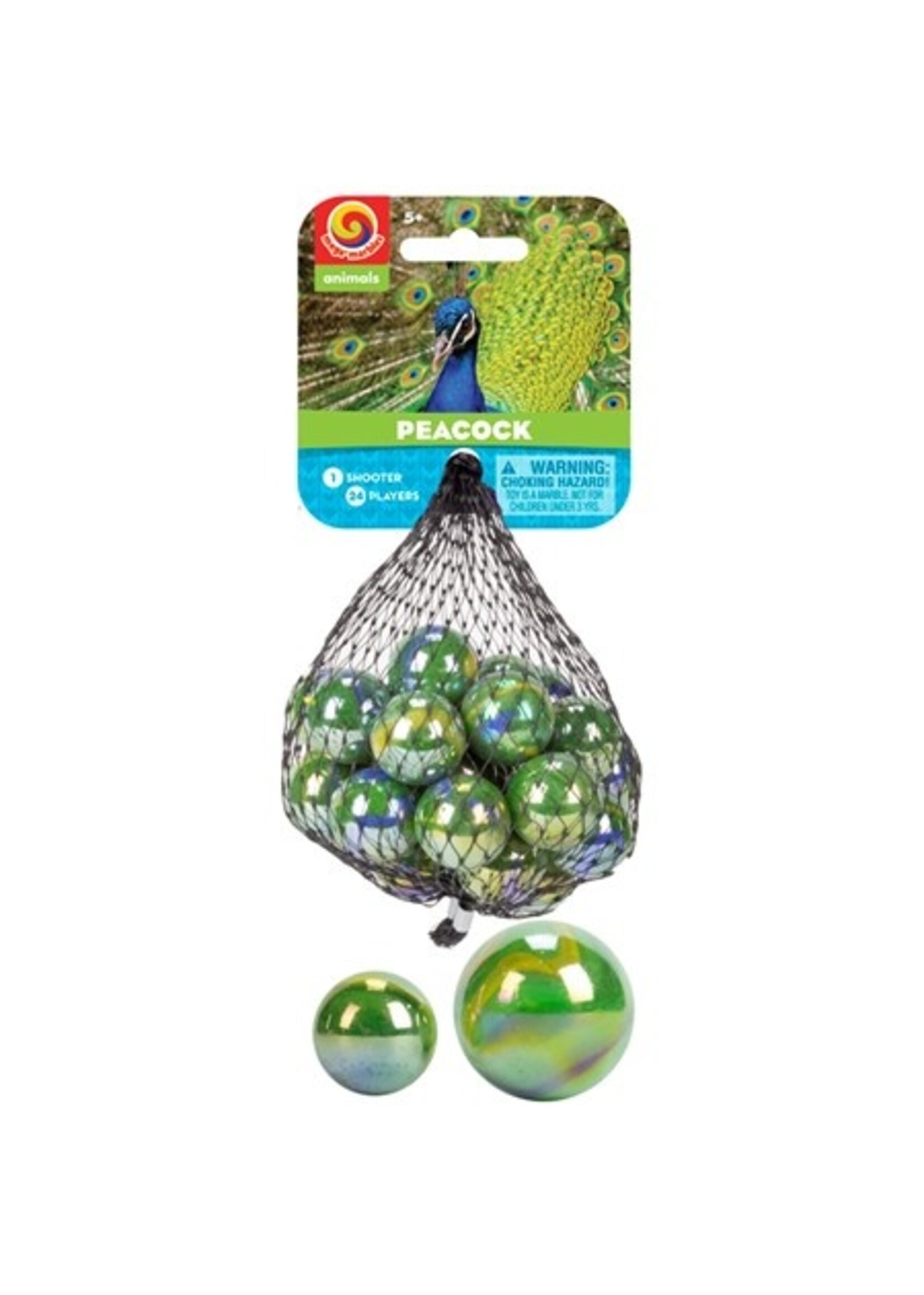 MARBLES PEACOCK